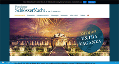 Desktop Screenshot of potsdamer-schloessernacht.de